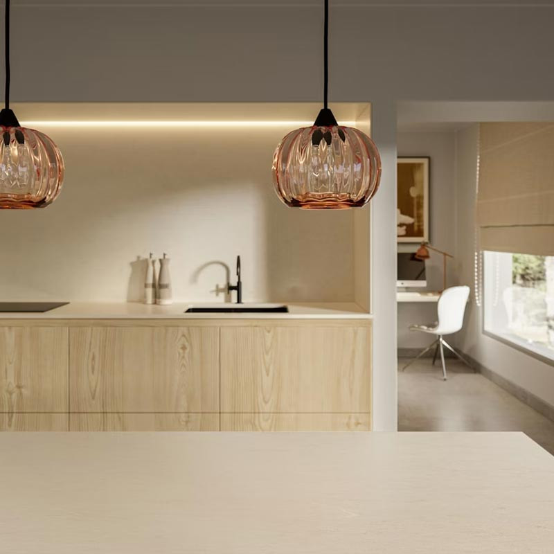 Plan de travail en Quartz Silestone® Linen Cream